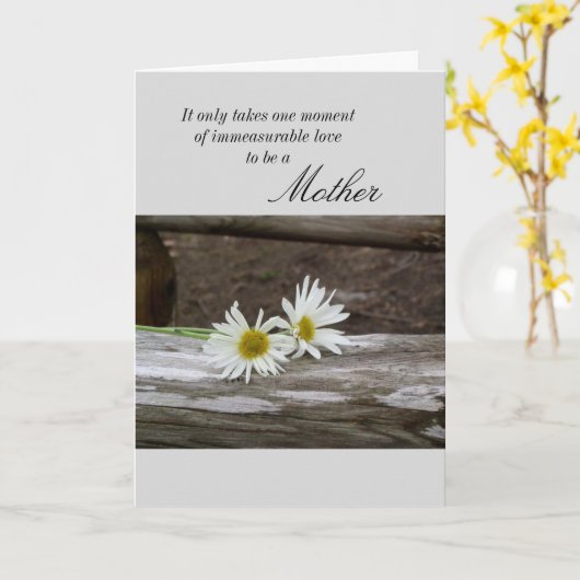 Miskraam/doodgeboorte Kaart (Gele Bloem)