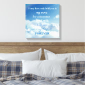 Miskraam/doodgeboren Verlies Memorial Canvas Afdruk (Insitu (Slaapkamer))