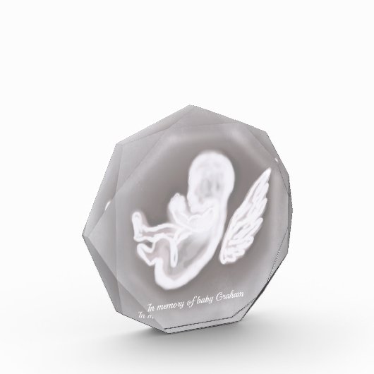 Miskraam Memorial Sneeuwengel Fotoblokken (Links)