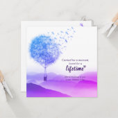 miskraam | Verlies van zwangerschap | Sympathie Kaart (Voorkant / Achterkant in situ)