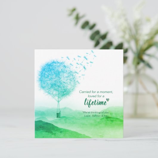 miskraam | Verlies van zwangerschap | Sympathie Kaart (Staand voorkant)