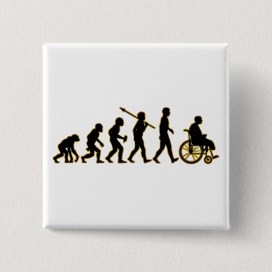 misleid vierkante button 5,1 cm (Voorkant)