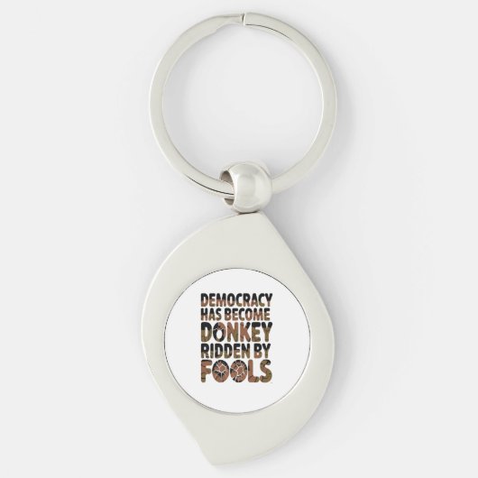 Misleide stemmen sleutelhanger (Voorkant)