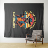 🐾 "Misleidende geliefden, wetsovertreders" – Wasb Wandkleed (In Situ (horizontaal))