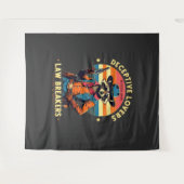 🐾 "Misleidende geliefden, wetsovertreders" – Wasb Wandkleed (Voorkant (horizontaal))