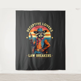 🐾 "Misleidende geliefden, wetsovertreders" – Wasb Wandkleed