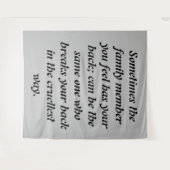 Misleidende Stropdassen: De pijn van verraad binne Wandkleed (Voorkant (horizontaal))