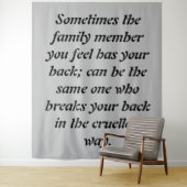 Misleidende Stropdassen: De pijn van verraad binne Wandkleed (In situ)