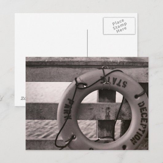 Misleiding bij Bowman's Bay Briefkaart (Voorkant / Achterkant)