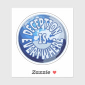 Misleiding is overal sticker (Vel)