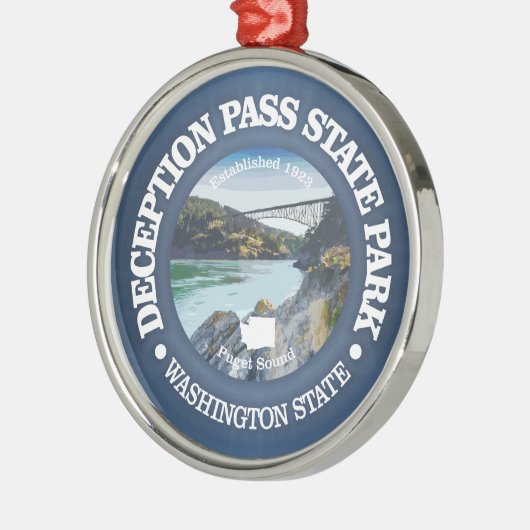 Misleiding Pass SP Metalen Ornament (Links)