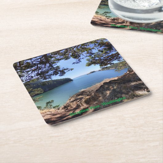 Misleiding, Washington - Papier Onderzetter (Schuin)