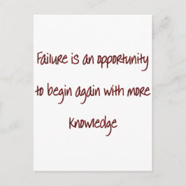 mislukking briefkaart