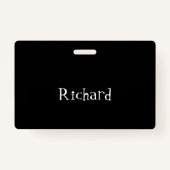 Mislukking in geen gepersonaliseerde optie badge (Achterkant)