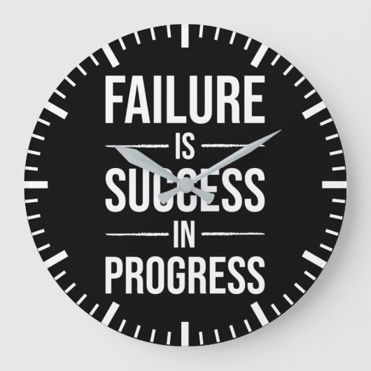 Mislukking is een succes in uitvoering - Motivatie Grote Klok (Voorkant)