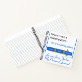 "Mislukking is geen stoppunt" - Dagboek Notitieboek (Binnen)