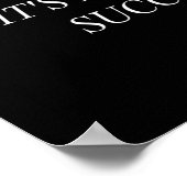 mislukking is niet het tegenovergestelde van succe poster (Hoek)