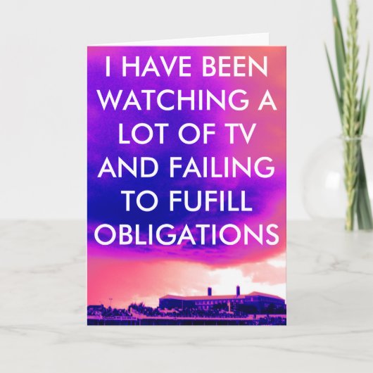 mislukking kaart (Voorkant)