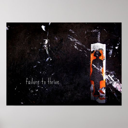 mislukking om te bloeien poster (Voorkant)