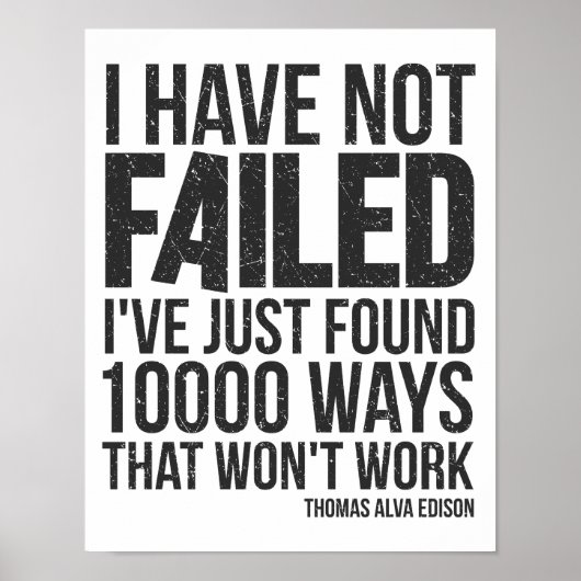 mislukking poster (Voorkant)