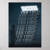 Mislukking van succes - Motivatie Poster (Voorkant)