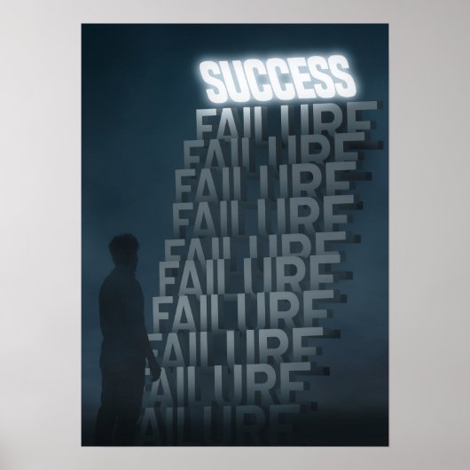 Mislukking van succes - Motivatie Poster (Voorkant)