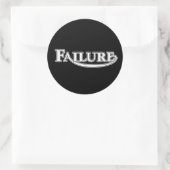 Mislukt Ronde Sticker (Tas)