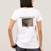 mislukt sinds aanpasbaar t-shirt (Achterkant)