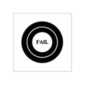 Mislukt Tekst Kwaliteitscontrole Auditing Rode Ink Rubberstempel (Afrduk)