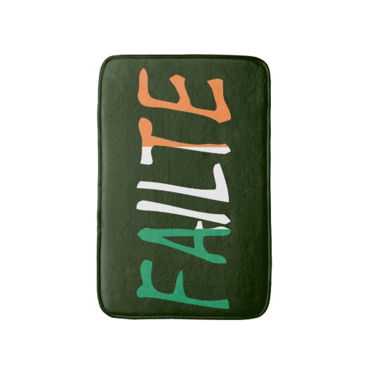 Mislukte bedekking op Ierse vlag bmcnt Badmat (Voorkant Verticaal)