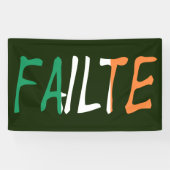 Mislukte bedekking op Ierse vlag bnrcnt Spandoek (Horizontaal)