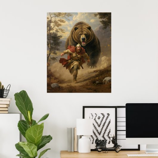Mislukte jacht poster (Thuiskantoor)
