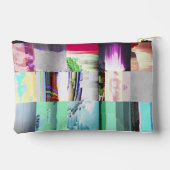 Mislukte laaddonker glitch kunst abstract raster etui (Achterkant)