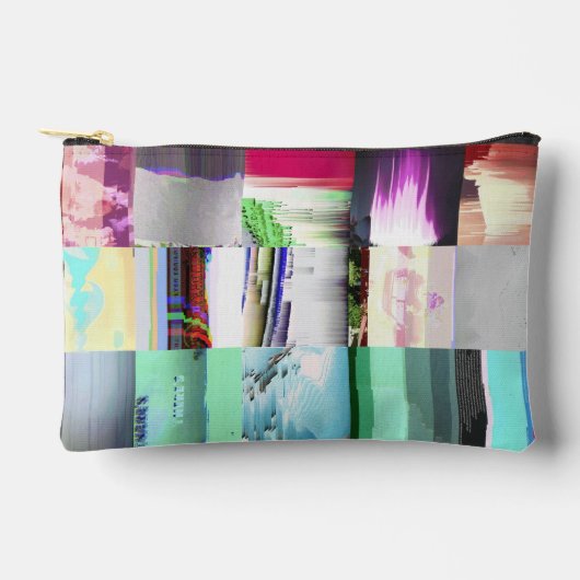 Mislukte laaddonker glitch kunst abstract raster etui (Voorkant)