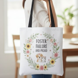 Mislukte pleegzorg zonnebloem bloemenkranse tote bag