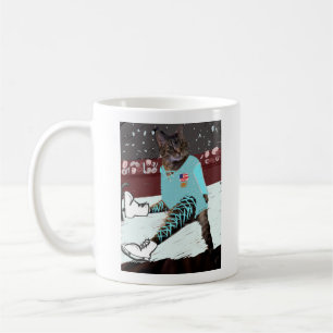 Mislukte schaatser koffiemok