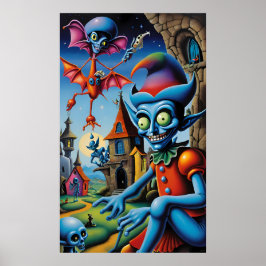 Mislukte Sobriety Test in Shroomville - Ken Gage A Poster