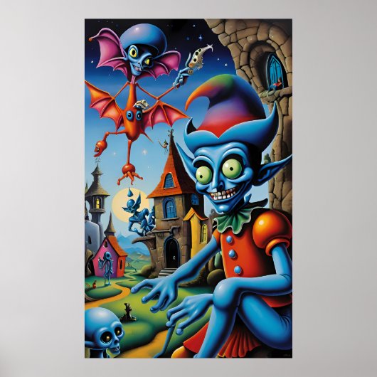 Mislukte Sobriety Test in Shroomville - Ken Gage A Poster (Voorkant)