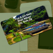 Mismaloya Boats on The River 0350 Address Etiket