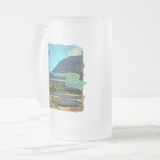 Mismaloya Boats op de rivier 0350 Matglas Bierpul (Voorkant links)