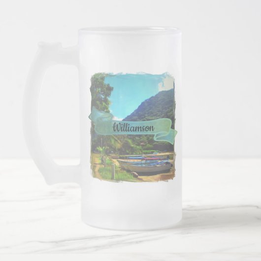 Mismaloya Boats op de rivier 0350 Matglas Bierpul (Links)