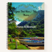 Mismaloya Boats op de rivier 0350 Notitieboek (Voorkant)