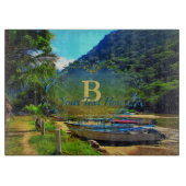 Mismaloya Boats op de rivier 0350 Snijplank (Voorkant)