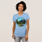 Mismaloya Boats op de rivier 0350 T-shirt (Voorkant volledig)