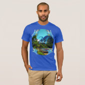 Mismaloya Boats op de rivier 0350 T-shirt (Voorkant volledig)