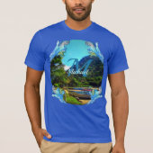 Mismaloya Boats op de rivier 0350 T-shirt (Voorkant)