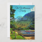 Mismaloya Boats op de rivier Hartelijk dank Bedankkaart (Voorkant)