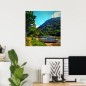 Mismaloya Boats op The River 0350 Art Print (Thuiskantoor)