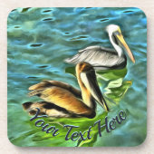 Mismaloya Pelicans 0329 Bier Onderzetter (Voorkant)