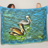 Mismaloya Pelicans 0329 Fleece Deken